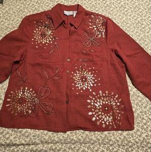 Beautiful Alfread Dunner 3/4 Sleeve Top, NWOT.